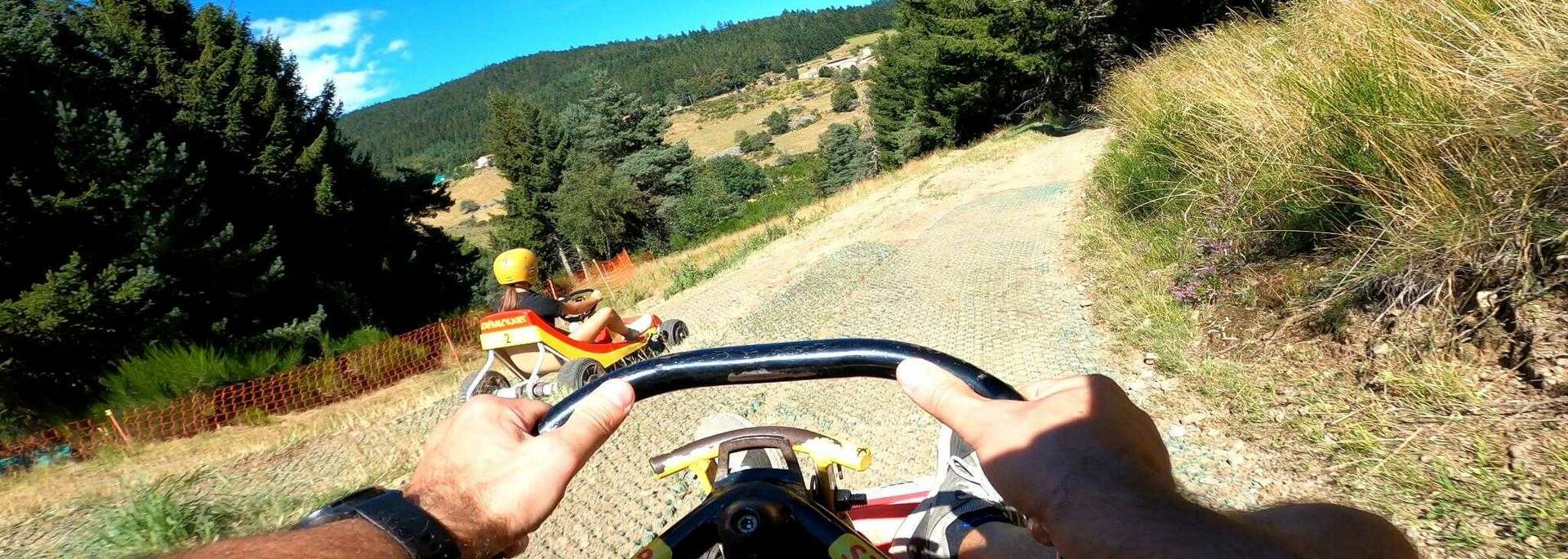 On a testé le dévalkart dans le Pilat !