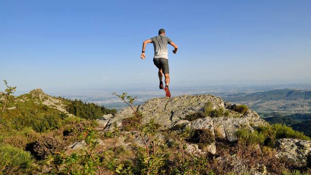 Trail parc pilat course nature loire