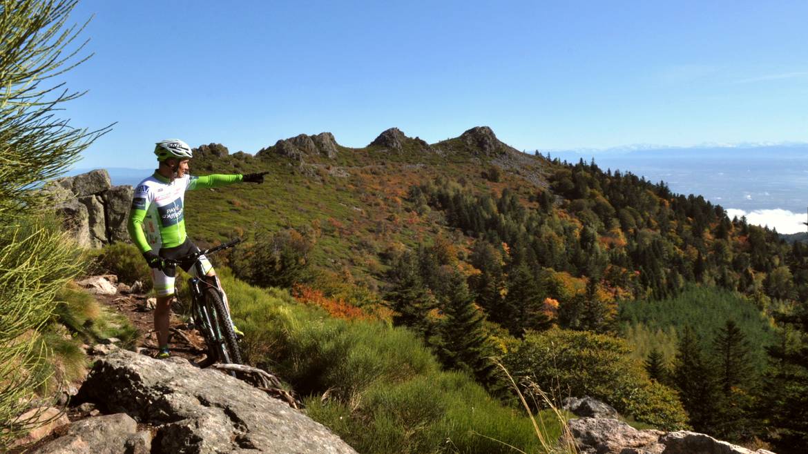 vtt pilat guide vtopo circuits itinéraires parcours 2019 parc pilat