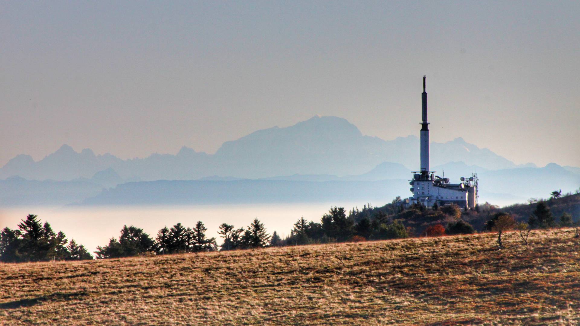 Le Crêt de l'Oeillon, Massif du Pilat.