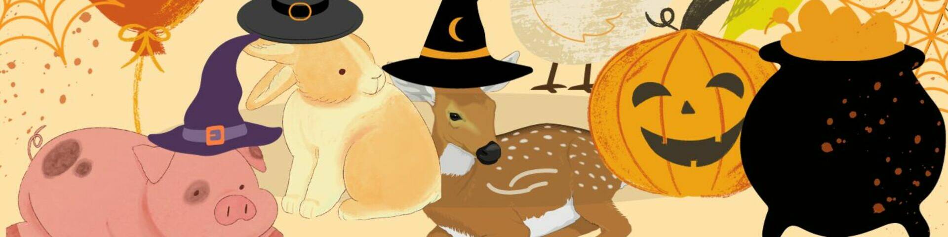 Le Carré des animaux se met aux couleurs d'Halloween pour les vacances de la Toussaint