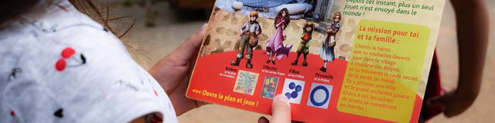 Aventures Jeux Parc du Pilat Bouclier des secrets Enfants famille activités cahsse au trésor