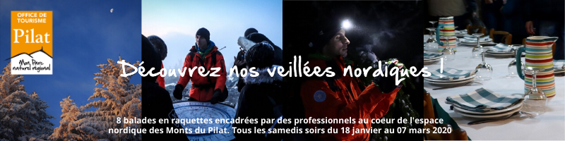 veillees nordiques pilat loire marche raquettes rando randonnée