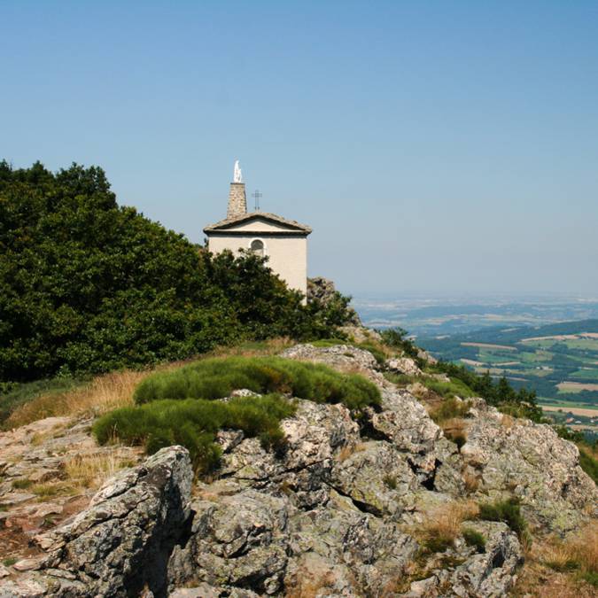Randonnée pédestre au Mont Monnet, La Chapelle-Villars (42)