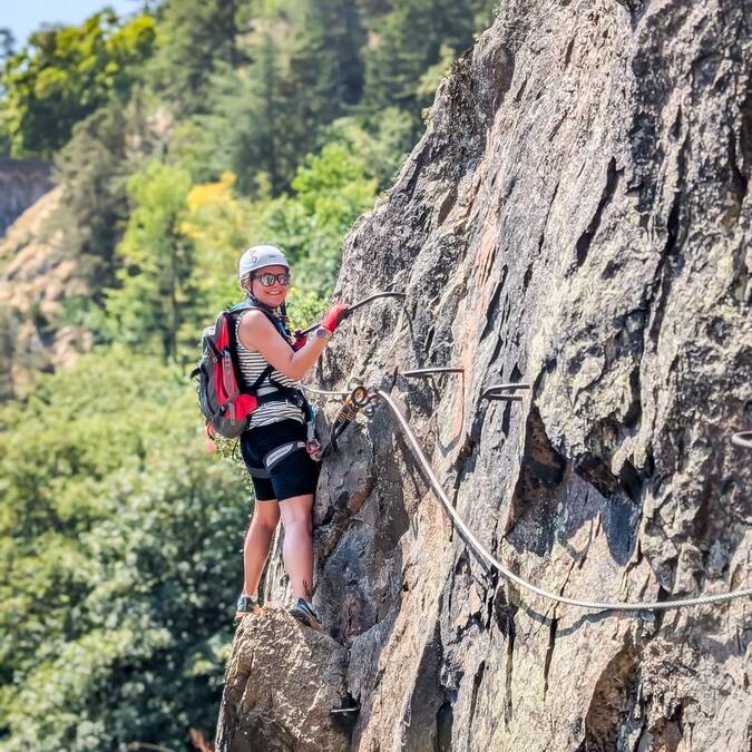 Via Ferrata de Planfoy, Pilat