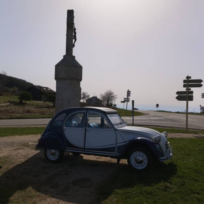 Escape game en 2CV dans le Massif du Pilat